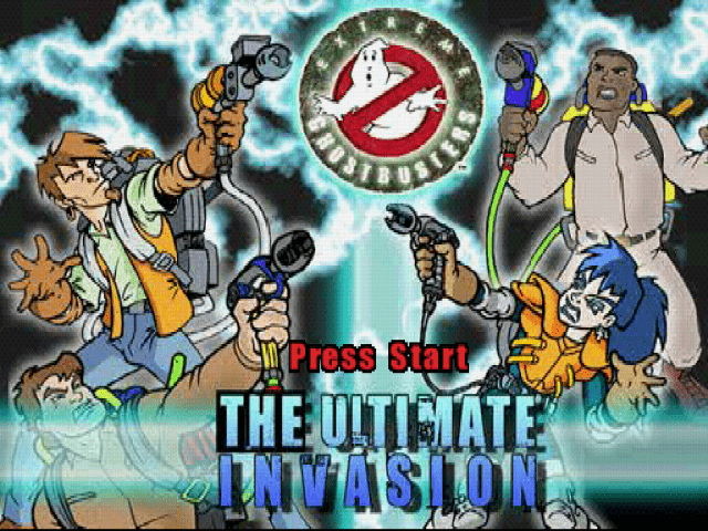 Invasion title screen for Playstation